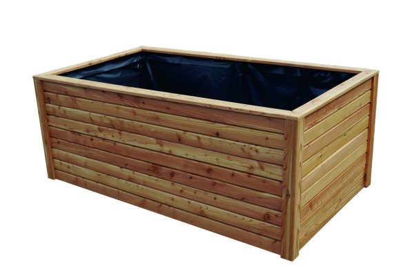 Rhombus Hochbeet, natur 190x72x100 cm VE = 009