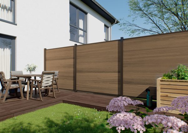 Kingston Systemzaun PVC II dekor 178x175 cm, 6 St. PVC-Paneele je 280 mm VE = 000 – Bild 11