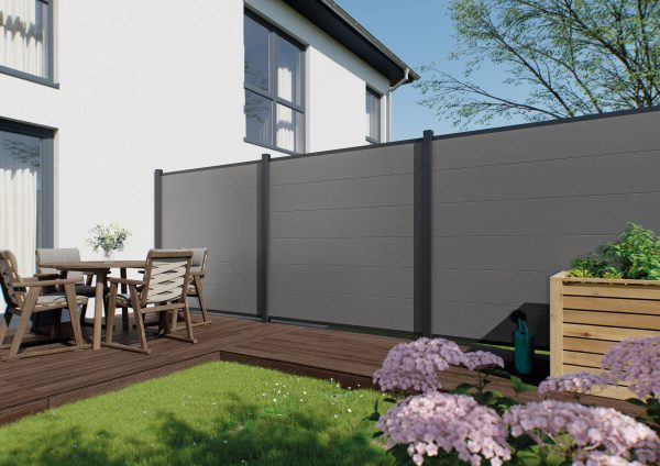 Kingston Systemzaun PVC II dekor 178x175 cm, 6 St. PVC-Paneele je 280 mm VE = 000 – Bild 13