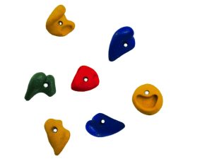 Klettersteine (versch. Farben u. Formen) Set à 5 Stück inkl. Schrauben VE = 010