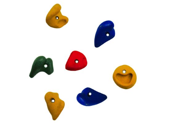 Klettersteine (versch. Farben u. Formen) Set à 5 Stück inkl. Schrauben VE = 010