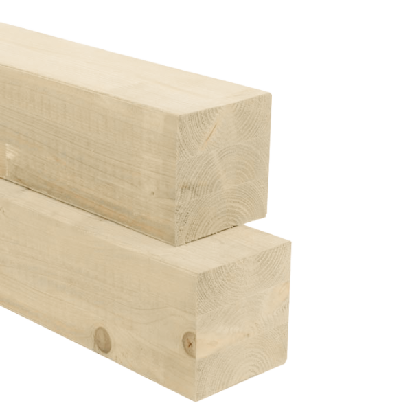 BSH Fichte 10x10 cm 8,00 m - Stangenware GL 24c Si, nach DIN EN 14080: 2013 ca. 40 mm Lamellenstärke