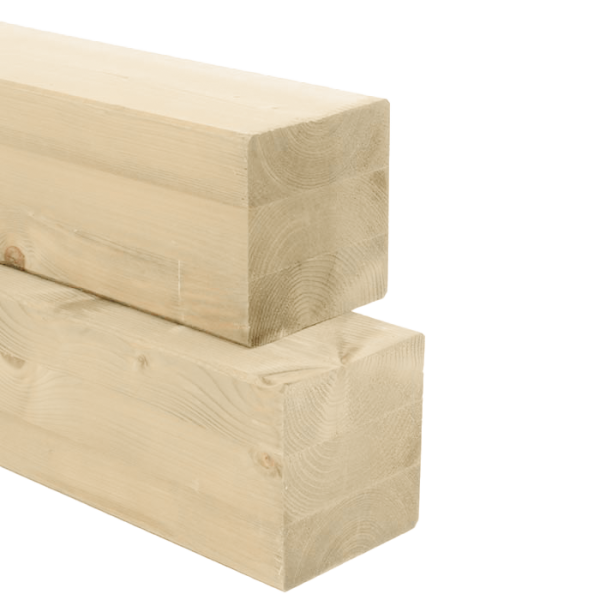 BSH Fichte 12x12 cm 8,0 m - Stangenware GL 24c Si, nach DIN EN 14080: 2013 ca. 40 mm Lamellenstärke