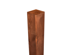 90x90 mm Kreuzholzpfosten braun 1,00 m VE = 050