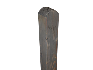 90x90 mm Pfosten gebürstet granit 1,90 m, mit Rundkopf VE = 055
