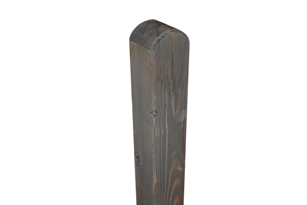 90x90 mm Pfosten gebürstet granit 1,90 m, mit Rundkopf VE = 055