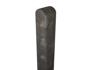 90x90 mm Leimholzpf. Fichte Granit 2,10 m, Kopf gerundet VE = 050