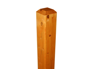 90x90 mm Leimholzpf. Fichte Pinie 1,20 m, Pyramidenstumpf VE = 050