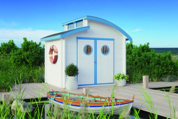Blockhaus Nautic 30/30 - 28 mm 300 x 300 cm – Bild 2