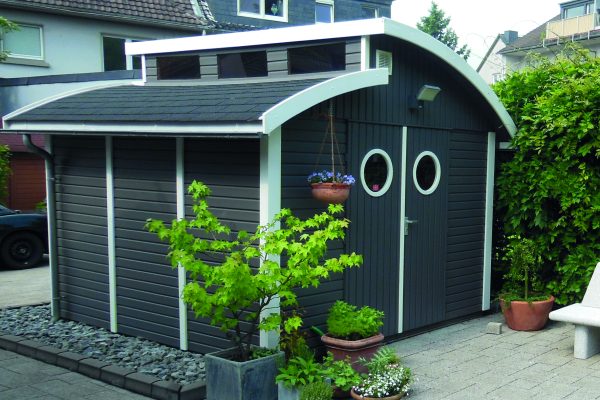Joda Gerätehaus Nautic 30/30 Anthrazit RAL 7016 / Weiß RAL 9016 VE = 000