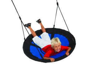 Nestschaukel, Blau/Schwarz Ø98 cm, wasserabweisendes Material VE = 004