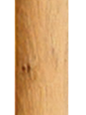 10 cm Eichen Palisade gefr. 0,50 m zyl. gefräst, 1 seit. gefast, roh VE = 210