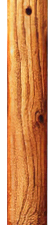 20 cm Lärchen Palisade gefräst 4,00 m zyl. gefräst, 1 seit. gefast, roh VE = 027