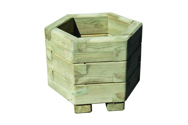 Farö L Pflanzkasten Sechseck KDI 55x65,5x40,5 cm VE = 004