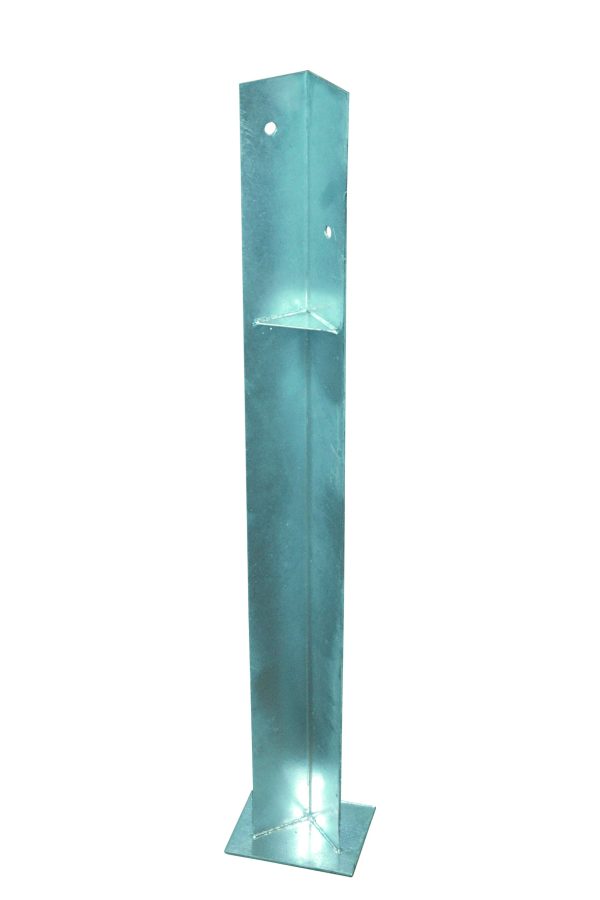 Pfostenschuh eckig, verzinkt - L 900 mm öffentlicher Bereich - für Kantholz VE = 010