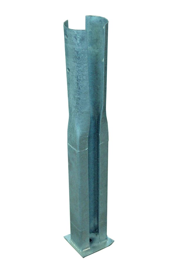 Pfostenschuh rund, verzinkt - L 900 mm öffentlicher Bereich - Ø 120 mm Rundholz VE = 010