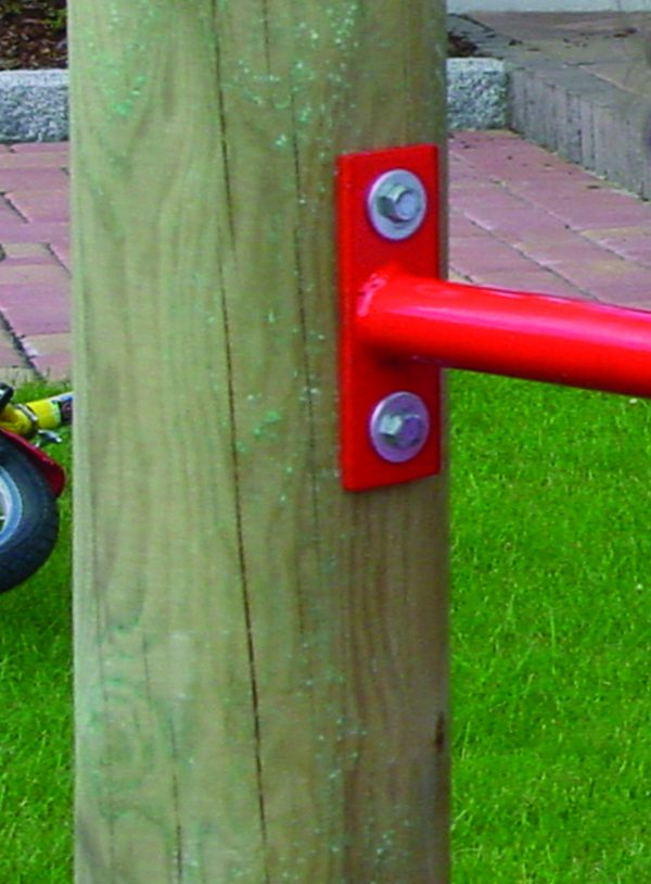 Reckstange kurz, 90 cm Metall, inkl. 4 Schrauben VE = 050 – Bild 4