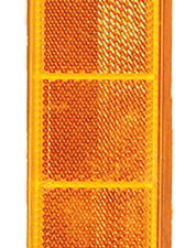 Reflektor eckig 180 x 40 mm Orange/Gelb VE = 000