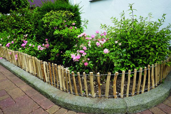 Haselnuss Rollbeetgrenze 500 x 30 cm, Lattenabstand 3-4 cm VE = 036