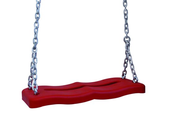 Schaukelsitz aus Gummi, rot öffentlicher Bereich VE = 005