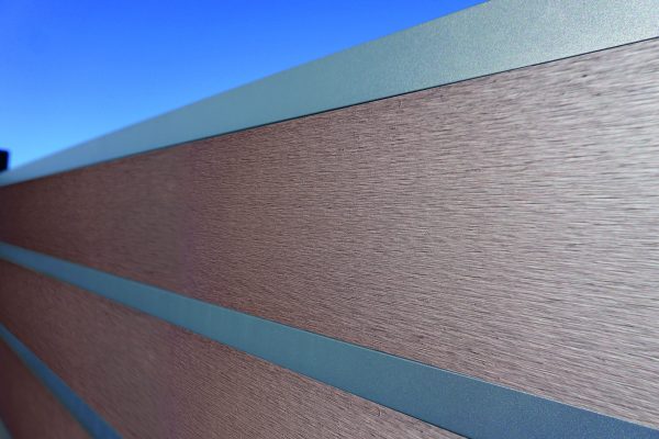 Kingston cWPC Systemzaun Einzelprofil 1780 mm, cWPC, Dunkelbraun, 147x20 mm – Bild 4