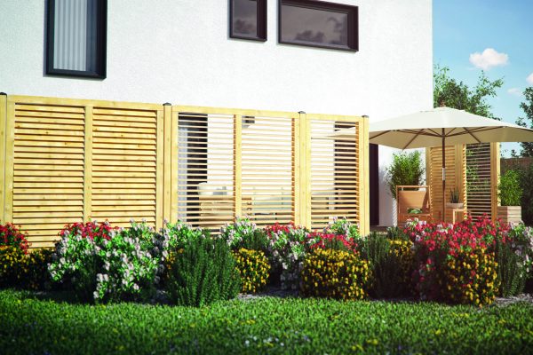Limone Jalousiezaun, Lärche/Douglasie 90x180 cm VE = 006 – Bild 3