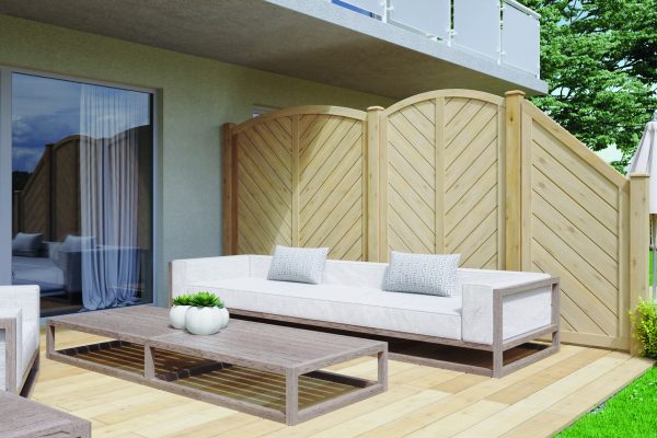 Lyon Dichtelement, Lärche/Douglasie 90x165/80 cm Abschluss VE = 006 – Bild 2