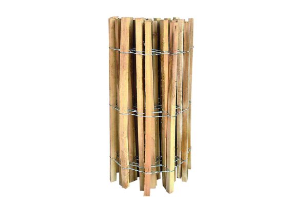 Robinien Rollzaun Lattenabstand 3-4 cm 500 x 150 cm VE = 015