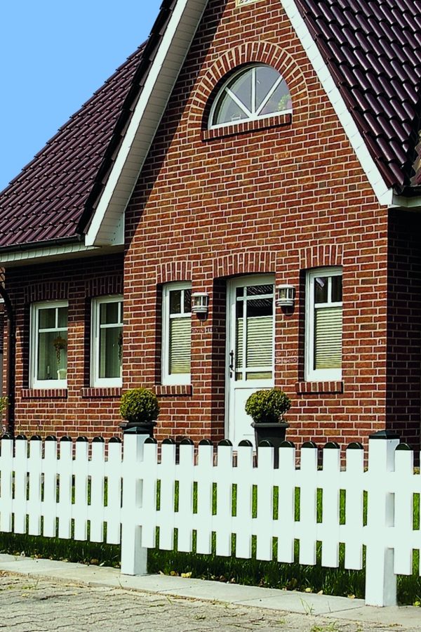 JODA Exklusiv Pforte weiß ohne Beschlag 1000x840/940 mm Oberbogen, DIN rechts Pflegeleicht aus langlebigem Fenster-PVC – Bild 2