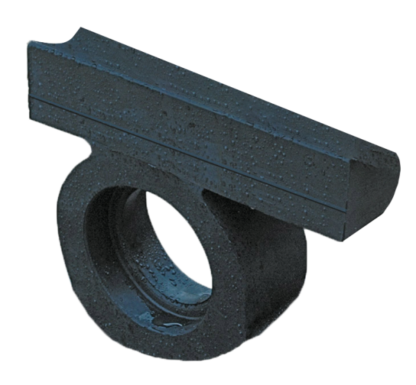 Wippendämpfer für Rundholz, Gummi öffentlicher Bereich - Dämpfer + Adapter VE = 005