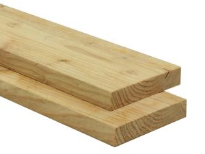 25X125 mm Lärche-Schnittholz 4,00 m sägerau VE = 120