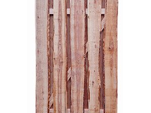 Bohlenzauntür Ponderosa, KDI braun 100 x 180 cm VE = 006