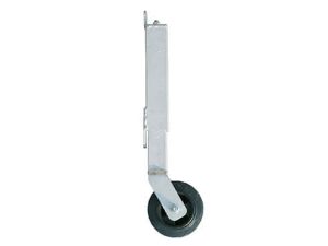 Stützrolle mit Teleskoprohr verzinkt (Raddurchmesser 100 mm) VE = 000