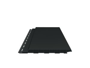 Fassadenprofil, foliert 17x180 mm, Länge 6,0 m, anthrazitgrau Pflegeleicht aus langlebigem Fenster-PVC