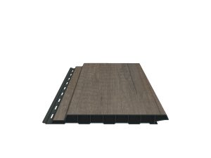 Fassadenprofil, foliert 17x180 mm, Länge 6,0 m, monument oak Pflegeleicht aus langlebigem Fenster-PVC