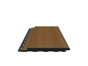Fassadenprofil, foliert 17x180 mm, Länge 6,0 m, desert oak Pflegeleicht aus langlebigem Fenster-PVC
