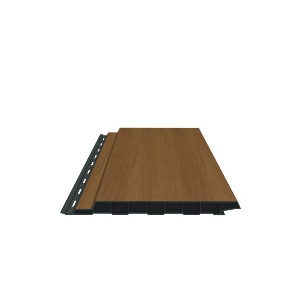 Fassadenprofil, foliert 17x180 mm, Länge 6,0 m, desert oak Pflegeleicht aus langlebigem Fenster-PVC