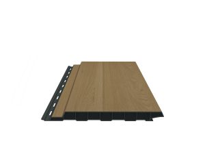 Fassadenprofil, foliert 17x180 mm, Länge 6,0 m, coriander oak Pflegeleicht aus langlebigem Fenster-PVC
