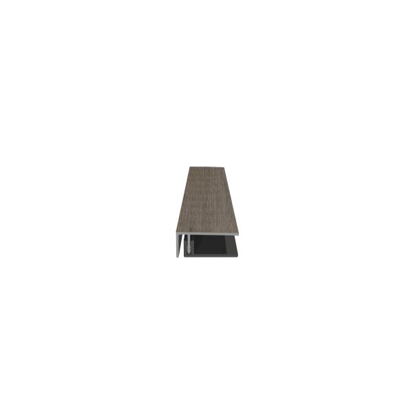 U-Profil für Fassadenprofil, foliert 50x21 mm, Länge 6,0 m, zweiteilig – Bild 6