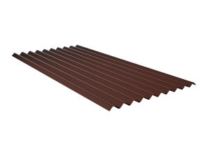 2,2 mm SALUX® ReWell Light aus PETG / Profil 94/34 - Farbe: rotbraun