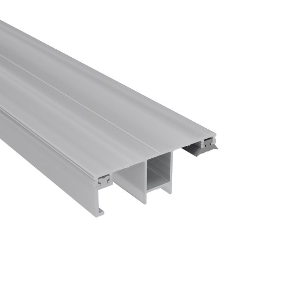 10 mm Alu-Randprofil, preßblank | L= 5000 mm mit montierten Dichtungen !