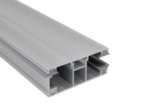 10 mm Alu-Komplettrandprofil | L= 7000 mm mit montierten Dichtungen !
