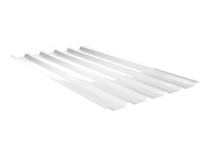 1,0 mm Lichtplatten, W-35/207, klar aus PC, UV-beidseitig, 8000 x1070mm
