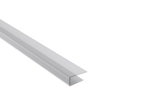 10 mm PC-Abschlußprofil, klar | 1050 mm