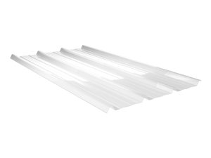 1,0 mm Lichtplatten, W-45/1000, klar aus PC, UV-einseitig - Dach, 8000 x1070mm