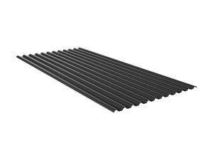 1,2 mm Sintra, 77/18  - anthrazit metallic aus PVC, 7000 x 900 mm