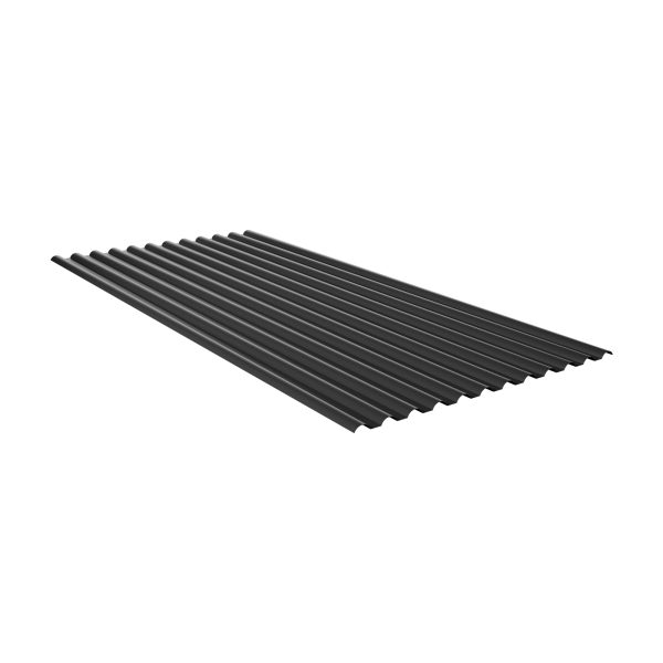 1,2 mm Sintra, 77/18  - anthrazit metallic aus PVC, 7000 x 900 mm
