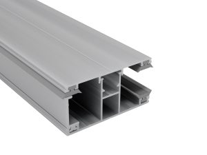16 mm Alu-Komplettrandprofil | L= 7000 mm VLF-KPLR60,  mit montierten Dichtungen !