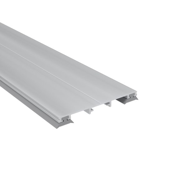 16 mm Alu-Mittelprofil, ohne Unterprofil | L= 2000 mm VLF-KPLV60, preßblank- mit montierten Dichtungen !