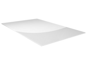 16 mm Stegdoppelplatte, klar aus "schlagzähem" Acrylglas, 4000x1200mm